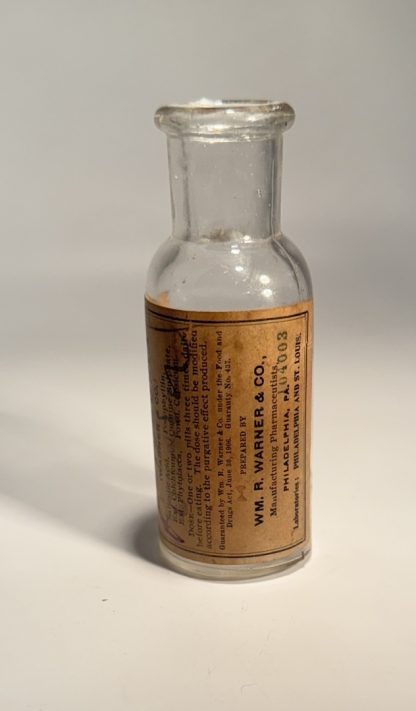 Vintage Clear Glass Arthrosia Medicine Bottle w/ Original Label – 19th Century Patent Medicine - Image 5