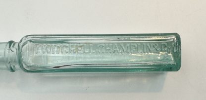 Vintage Aqua Blue Neuralgic Anodyne Patent Medicine Bottle by T Witchell Champlin & Co - Image 5