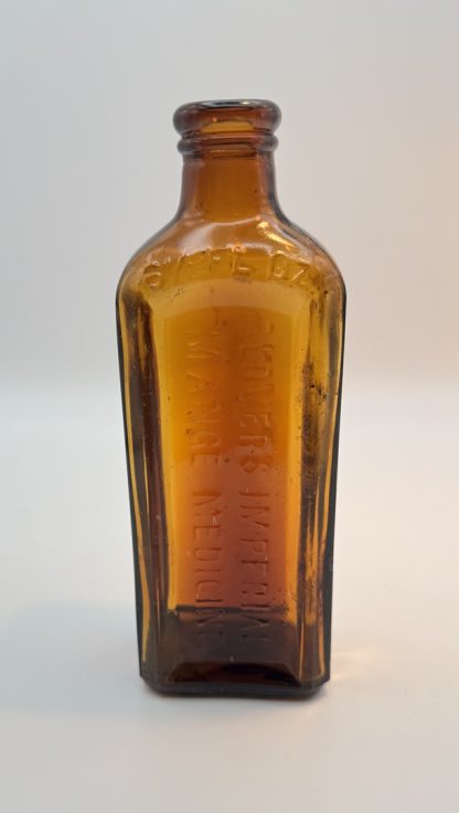 Antique Glover's Imperial Mange Medicine Bottle, Embossed Vintage Veterinary Collectible, Early 20th Century New York - Image 6
