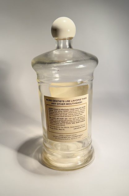 Vintage Lavoris Mouthwash Bottle, Mid-20th Century Collectible Apothecary Bottle with Original Labels, 20 oz. - Image 5