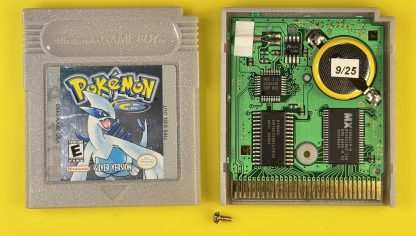 Pokemon Silver (Game Boy Color, 2000) Authentic *NEW BATTERY* & Save Game - Image 5