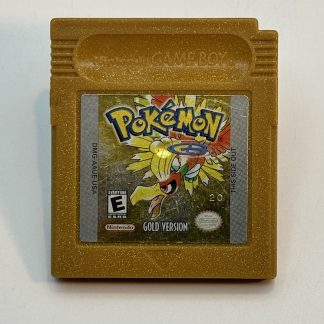 Pokemon Gold Version - Authentic *NEW BATTERY* w/ Save Game - Near Mint