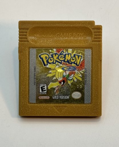 Pokemon Gold Version - Authentic *NEW BATTERY* w/ Save Game - Near Mint