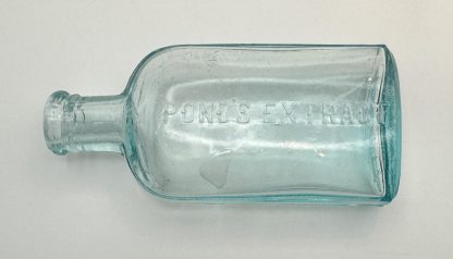 Antique Pond's Extract Bottle, 1846 Embossed Aqua Blue Glass - Image 5