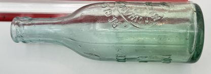 Vintage Howard S. Shafer Soda Bottle, Embossed Aqua Green Glass, Nazareth PA - This Bottle Not To Be Sold - Image 3