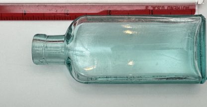 Vintage Aqua Blue “Three In One” Oil Bottle – Embossed - 3 in One Oil Co - Image 2