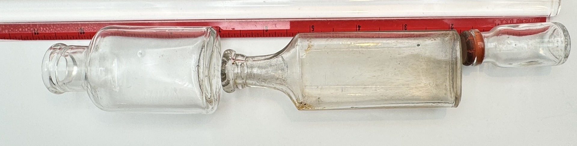 Vintage Clear‑Glass Patent Medicine Bottle Lot – 4 Bottles (1855‑1900) – Embossed & Classic - Worm Syrup - Image 11