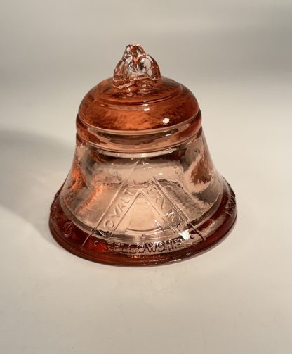 Vintage 1990 Telephone Pioneers of America Glass Bell Paperweight - Westinghouse - Image 4