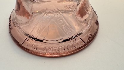 Vintage 1990 Telephone Pioneers of America Glass Bell Paperweight - Westinghouse - Image 2