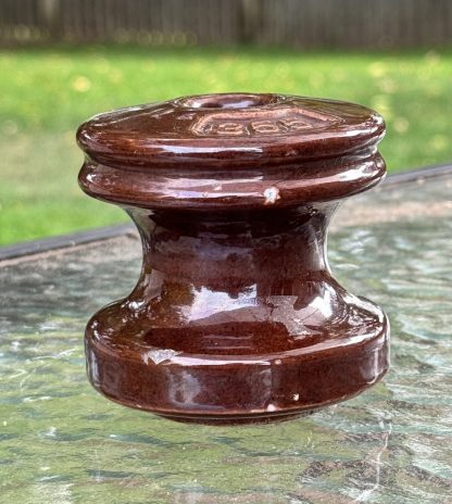 Vintage Peirce 355 Ceramic Insulator - Historical Electrical Artifact - Image 6