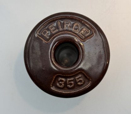 Vintage Peirce 355 Ceramic Insulator - Historical Electrical Artifact - Image 2