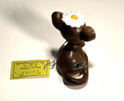 Vintage Josef Originals Mouse Village Bride Figurine - Charming Ceramic Collectible - Image 3