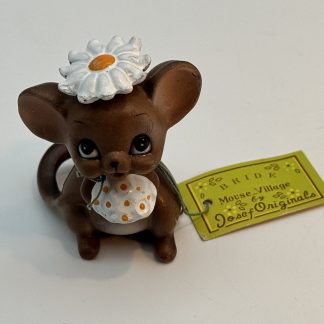 Vintage Josef Originals Mouse Village Bride Figurine - Charming Ceramic Collectible