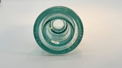 Rare Vintage Whitall Tatum Co. Glass Insulator No. 1 - Aqua Blue Green, 4" Tall - #14 - Image 3