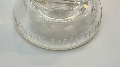 Vintage Corning Pyrex Clear Glass Insulator #662 - Saddle Style - Made in USA - Image 6