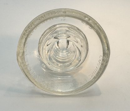 Vintage Corning Pyrex Clear Glass Insulator #662 - Saddle Style - Made in USA - Image 2