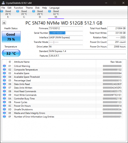 Western Digital WD SN740 512GB SSD M.2 2230 30mm NVMe 03P0KH - Image 4