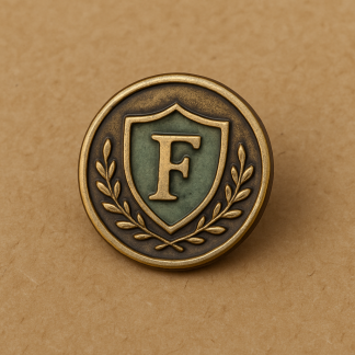Hand-Finished Finigian Enamel Pin — Limited