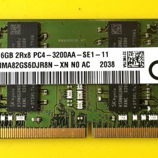 SK hynix 16GB 1RX8 PC4-3200AA Laptop Ram HMAA2GS6AJR8N-XN