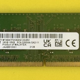 Micron16GB 1RX8 PC4-3200AA Laptop Ram MTA8ATF2G64HZ-3G2E2