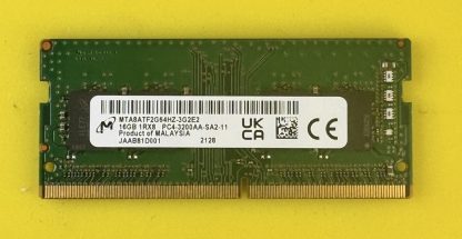 Micron16GB 1RX8 PC4-3200AA Laptop Ram MTA8ATF2G64HZ-3G2E2