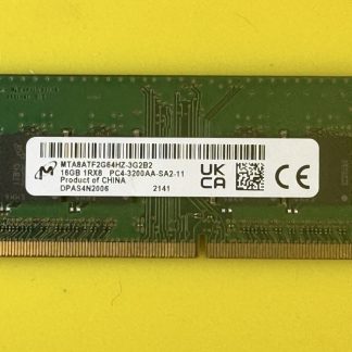 Micron16GB 1RX8 PC4-3200AA Laptop Ram MTA8ATF2G64HZ-3G2B2