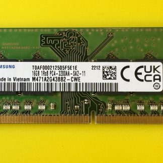 Samsung 16GB 1RX8 PC4-3200AA Laptop Ram M471A2G43BB2-CWE