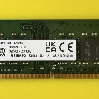 Kingston 16GB 1RX8 PC4-3200AA Laptop Ram 9995700-020.A00G