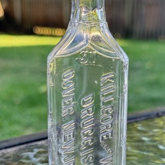 Antique Killgore and White Druggist Bottle, Clear Glass, Dover New Jersey, Early 20th Century - Patent medicine bottles