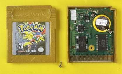 Pokemon Gold Version - Authentic *NEW BATTERY* w/ Save Game - Near Mint - Image 3