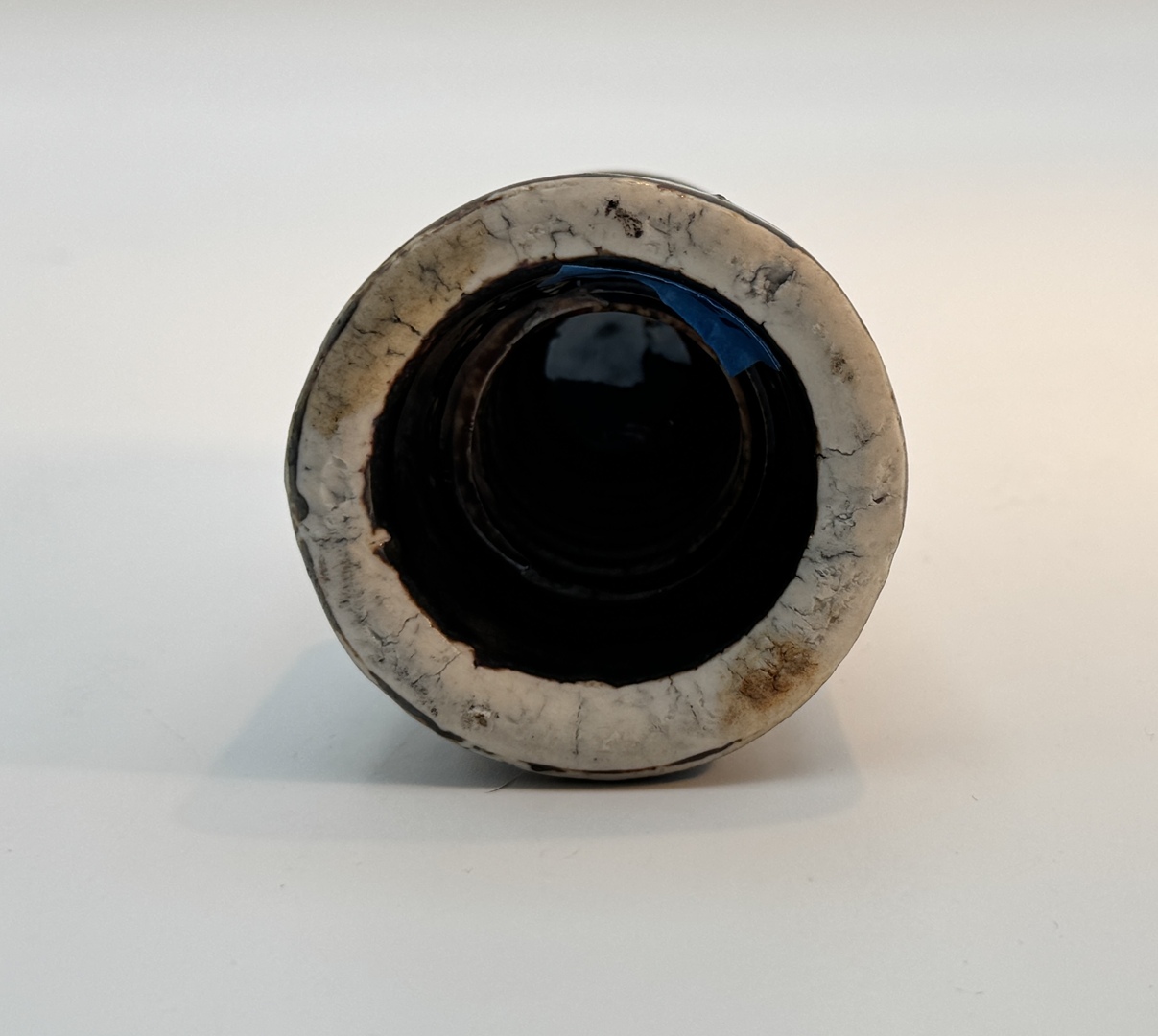 Unmarked Vintage Brown Ceramic Pony Insulator - Rustic Decor - Mystery Find! - Image 2