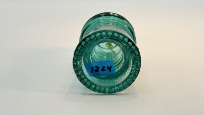 Vintage Hemingray No. 9 Aqua Glass Insulator – Rare Mold Shadow - Image 2