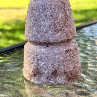 Vintage Unembossed Arizona Beehive Insulator - Reddish Brown - WWII Era - Rare Mica Composite