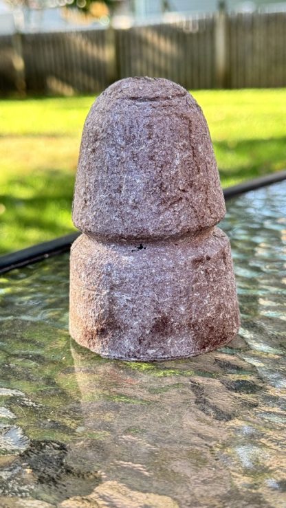 Vintage Unembossed Arizona Beehive Insulator - Reddish Brown - WWII Era - Rare Mica Composite