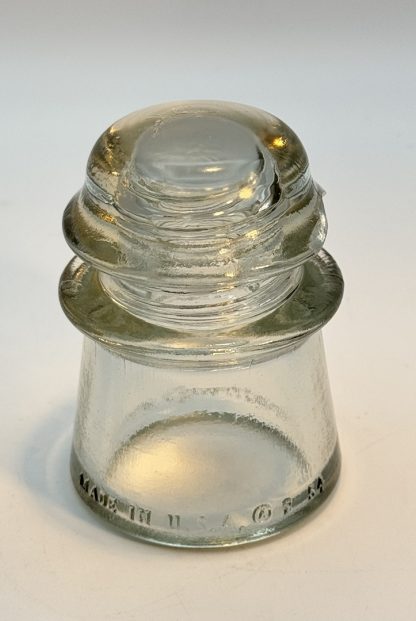 Vintage Armstrong’s No2 Insulator - Clear Glass - Made in USA 1954 - Rare Collector’s Item - Image 6