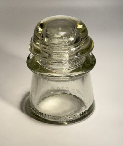 Vintage Armstrong’s No2 Insulator - Clear Glass - Made in USA 1954 - Rare Collector’s Item - Image 3