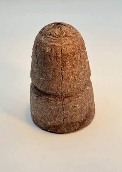 Vintage Unembossed Arizona Beehive Insulator - Reddish Brown - WWII Era - Rare Mica Composite - Image 6