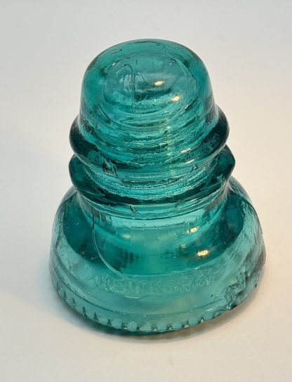 Vintage Hemingray No 40 Insulator - Aqua Glass - Rough Condition - Collector’s Item - Image 5