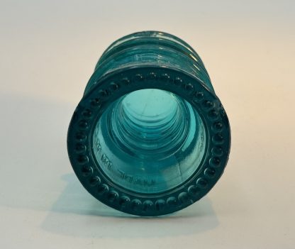 Vintage Hemingray-10 Insulator - Aqua Blue - Made in USA - Collector’s Piece - Image 4