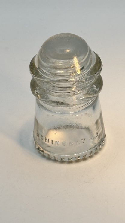 Vintage Hemingray Insulator Lot - 3 Different Sizes - Clear Glass - Made in USA - Collector’s Set - Image 6