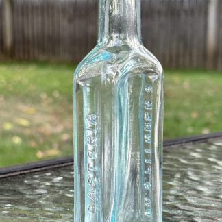 Vintage Dr. S. Pitcher’s Castoria Bottle - 19th/20th Century - Collectible Medicine Bottle