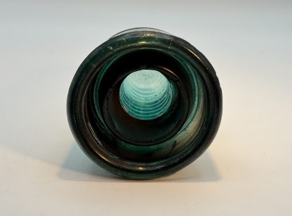 Vintage Brookfield Beehive Aqua Green Glass Insulator - 4" tall - Rare Collectible - 1883 Patent - Aqua Snow Glass - Image 5