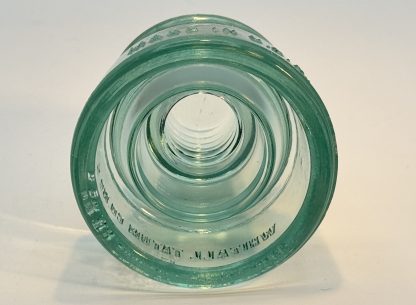 Vintage Whitall Tatum Co. No. 5 Insulator - Light Aqua Blue - Made in U.S.A. - Near Mint Condition - Image 5