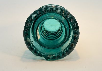 Antique Brookfield CD 134 Telegraph Insulator - Aqua Green - NY - Image 6