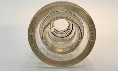 Rare Vintage Whitall Tatum Co. Glass Insulator No. 1 - Clear Glass, 4" Tall - Image 2