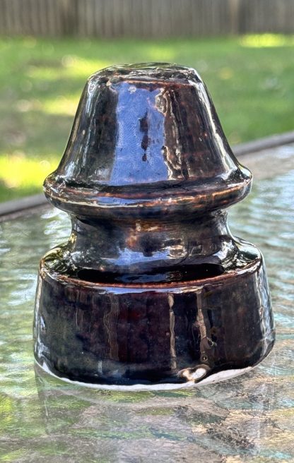 Vintage Thomas Brown Porcelain Insulator - Good Condition - Image 4
