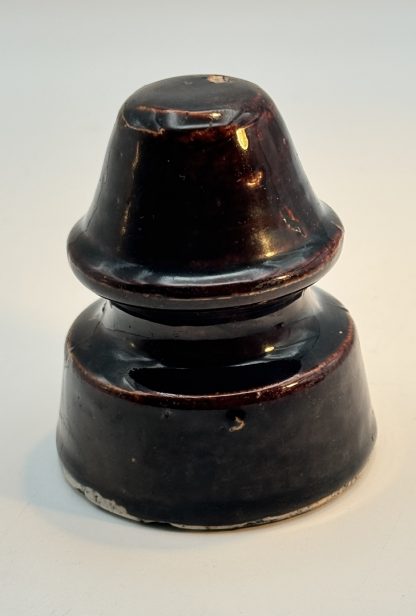 Vintage Thomas Brown Porcelain Insulator - Good Condition - Image 6