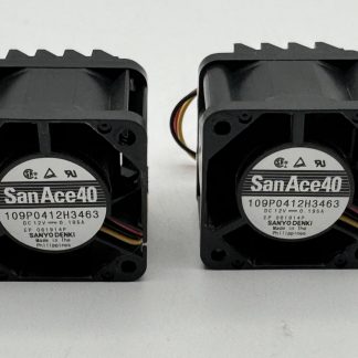 LOT OF 2 - SanAce40 109P0412H3463 Cooling Fan for Dell SonicWALL NSA 2650 Firewall