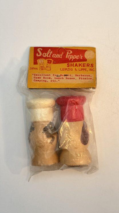 Vintage Japanese Wooden Salt & Pepper Shakers - Leipzig & Lippe, Inc. - New in package - Image 4