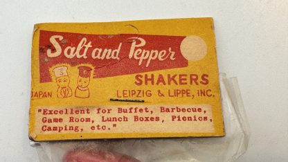 Vintage Japanese Wooden Salt & Pepper Shakers - Leipzig & Lippe, Inc. - New in package - Image 2